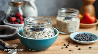 Overnight Oats Chia Seeds Healthy Recipe