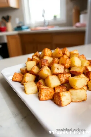 Air Fryer Breakfast Potatoes steps