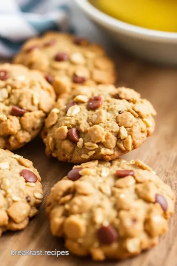 Banana Blueberry Oatmeal Breakfast Cookies presentation