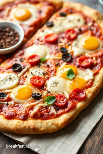 School-Friendly Breakfast Pizza presentation