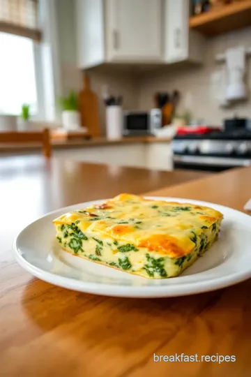 Cheesy Spinach and Egg Crescent Roll Breakfast Bake steps