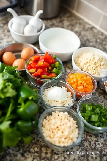 Breakfast Bento Box ingredients