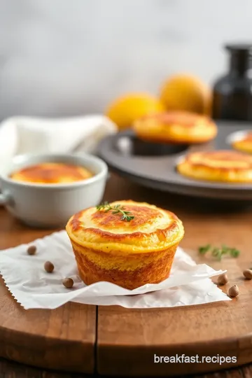 Savory Egg and Pancake Muffins presentation