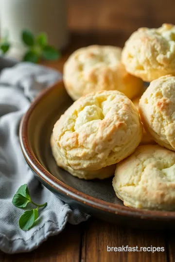 Fluffy Breakfast Biscuits presentation