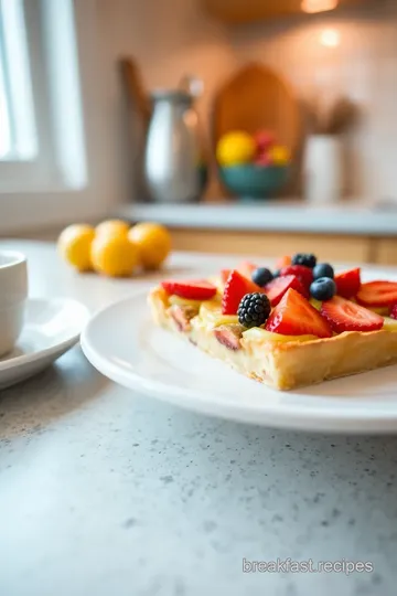 Parisian Fruit Breakfast Tart steps