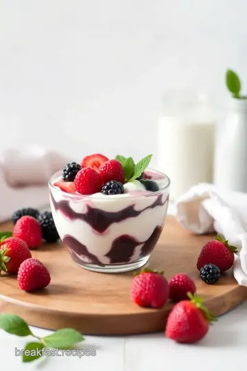 Bake Greek Yogurt Berry Delight presentation