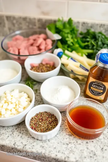 Oven-Baked Breakfast Sausage Patties ingredients