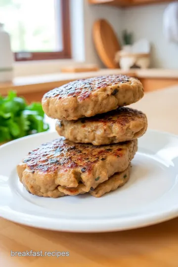 Oven-Baked Breakfast Sausage Patties steps