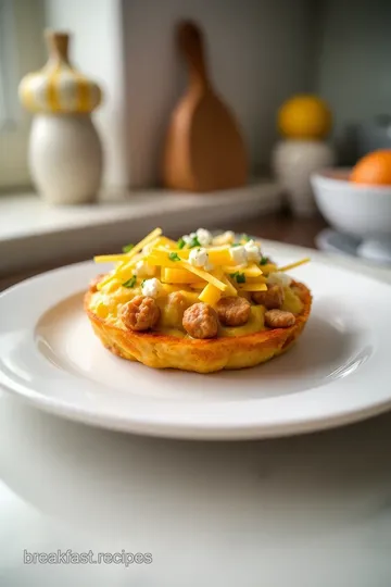 Homemade Egg Sausage and 4 Cheese Breakfast Bites steps