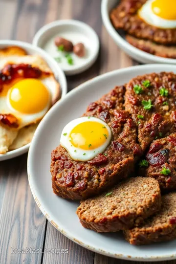 Delicious Breakfast Meatloaf Recipe presentation