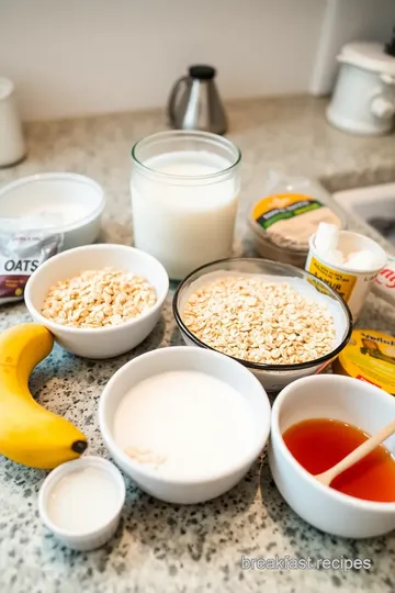 Banana Oat Smoothie Bliss ingredients