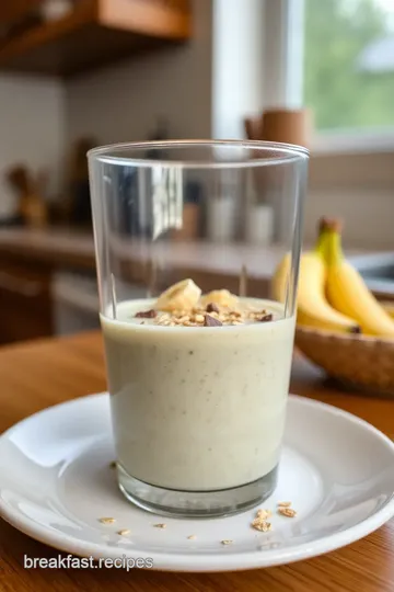 Banana Oat Smoothie Bliss steps