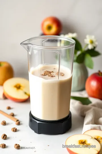 Creamy Apple Almond Smoothie steps