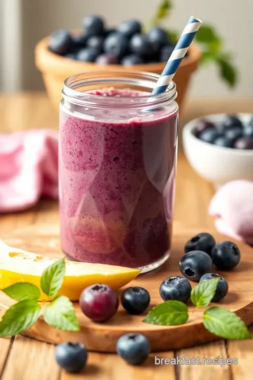 Blend Blueberry Grape Smoothie: Quick & Easy ingredients