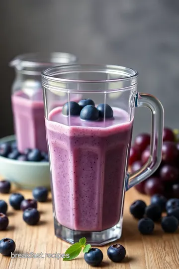 Blend Blueberry Grape Smoothie: Quick & Easy steps