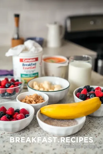 Instant Carnation Breakfast Smoothie Bowl ingredients