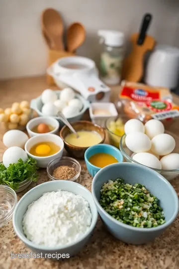 Classic Deviled Eggs with a Twist ingredients