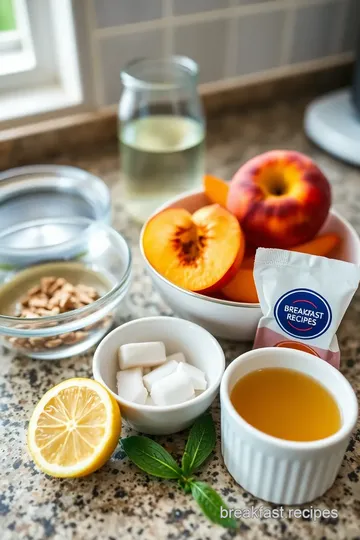 Peach-Infused English Breakfast Tea ingredients