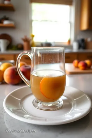 Peach-Infused English Breakfast Tea steps