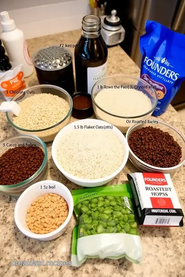 Founders Breakfast Stout ingredients