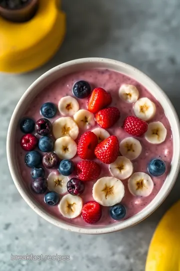 Carnation Breakfast Smoothie Bowl presentation