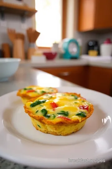 Cheesy Mini Vegetable Frittatas steps