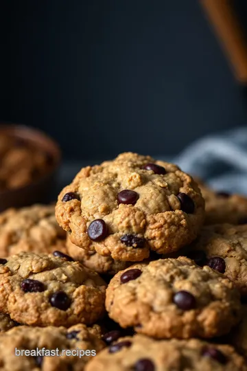 Chewy Oatmeal Craisin Cookies presentation