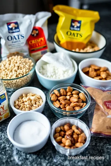 Chewy Quaker-Style Granola Bars ingredients