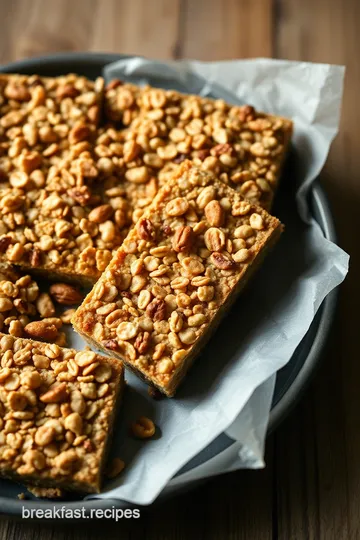 Chewy Quaker-Style Granola Bars presentation