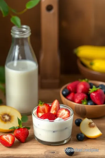 Chilled Chia Delight with Fresh Fruits ingredients