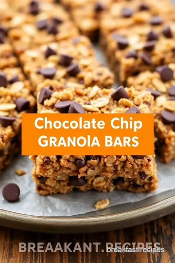 Chocolate Chip Granolabar Orange Label: 5 Easy Steps to Make Delicious Bars! presentation