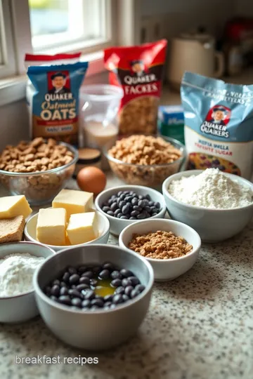 Classic Quaker Oats Oatmeal Raisin Cookies ingredients