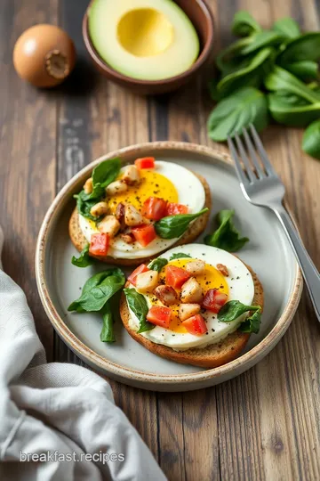 Colorful Spinach Egg Salad Delight steps