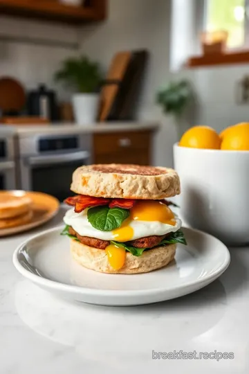 Breakfast Sandwich with Creamy Herb Sauce steps