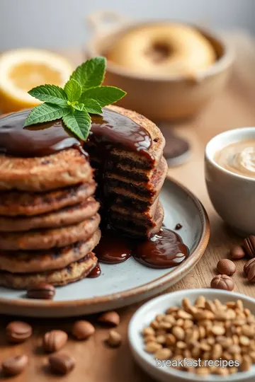 Chocolate Pancakes with Chocolate Sauce ingredients