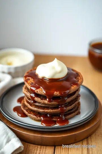 Chocolate Pancakes with Chocolate Sauce steps