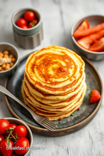 Tricolor Pancakes presentation