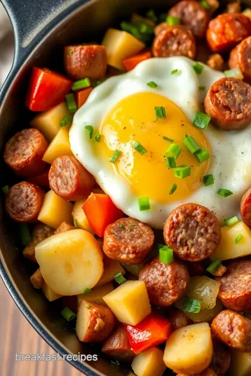 Blackstone Breakfast Hash presentation