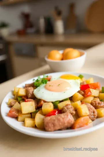 Blackstone Breakfast Hash steps