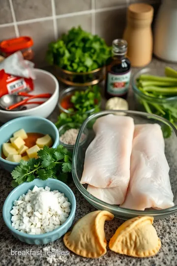 Fish Breakfast Tacos ingredients