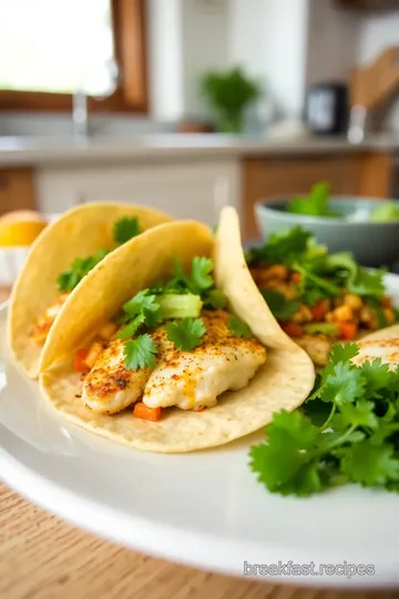 Fish Breakfast Tacos steps