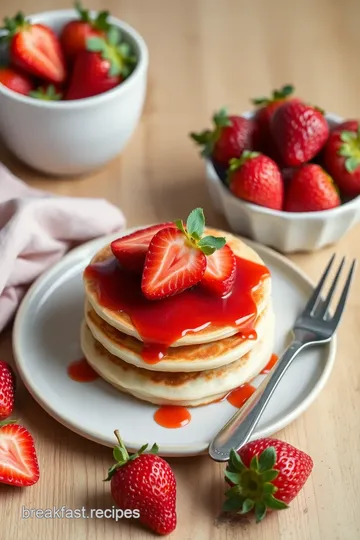 Quick Strawberry & Red Currant Pancakes ingredients