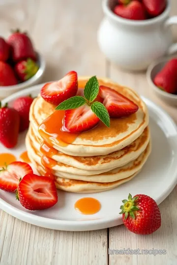 Quick Strawberry & Red Currant Pancakes steps