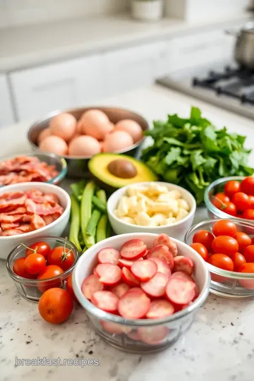 Gourmet Breakfast Board ingredients