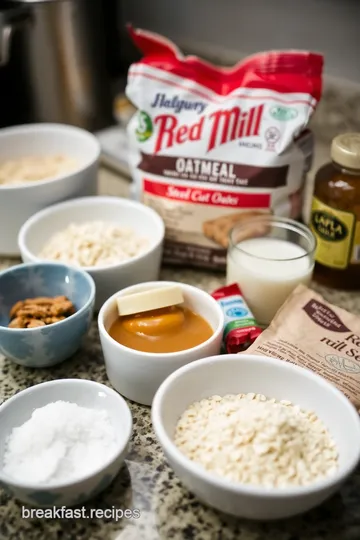 Creamy Almond Butter Red Mill Oatmeal Delight ingredients