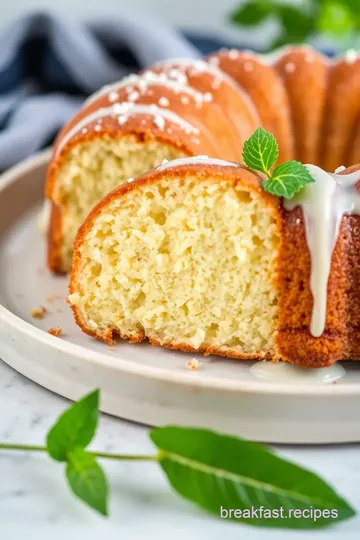 Delicious Bay Leaf Pound Cake presentation