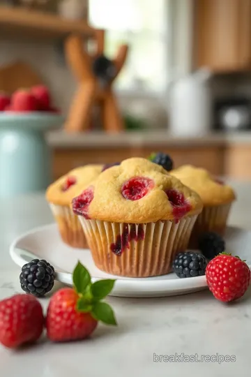 Delicious Buttermilk Berry Muffins steps