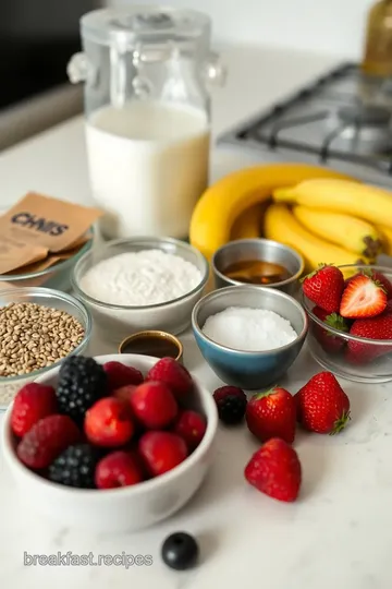 Delicious Chia Breakfast Bowl ingredients