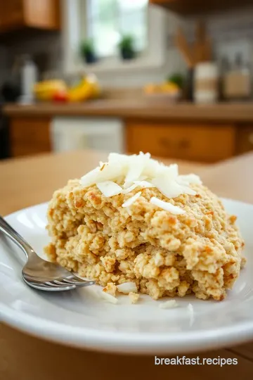 Delicious Coconut Baked Oatmeal steps