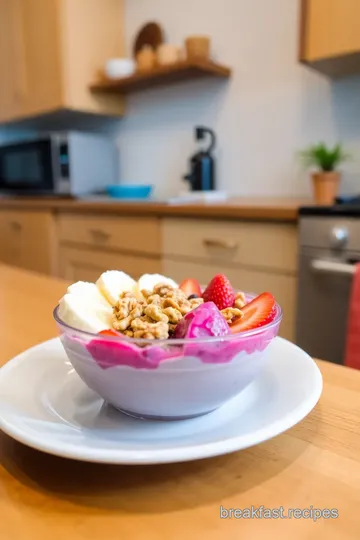 Delicious Dragonfruit Bowl with Walnuts steps